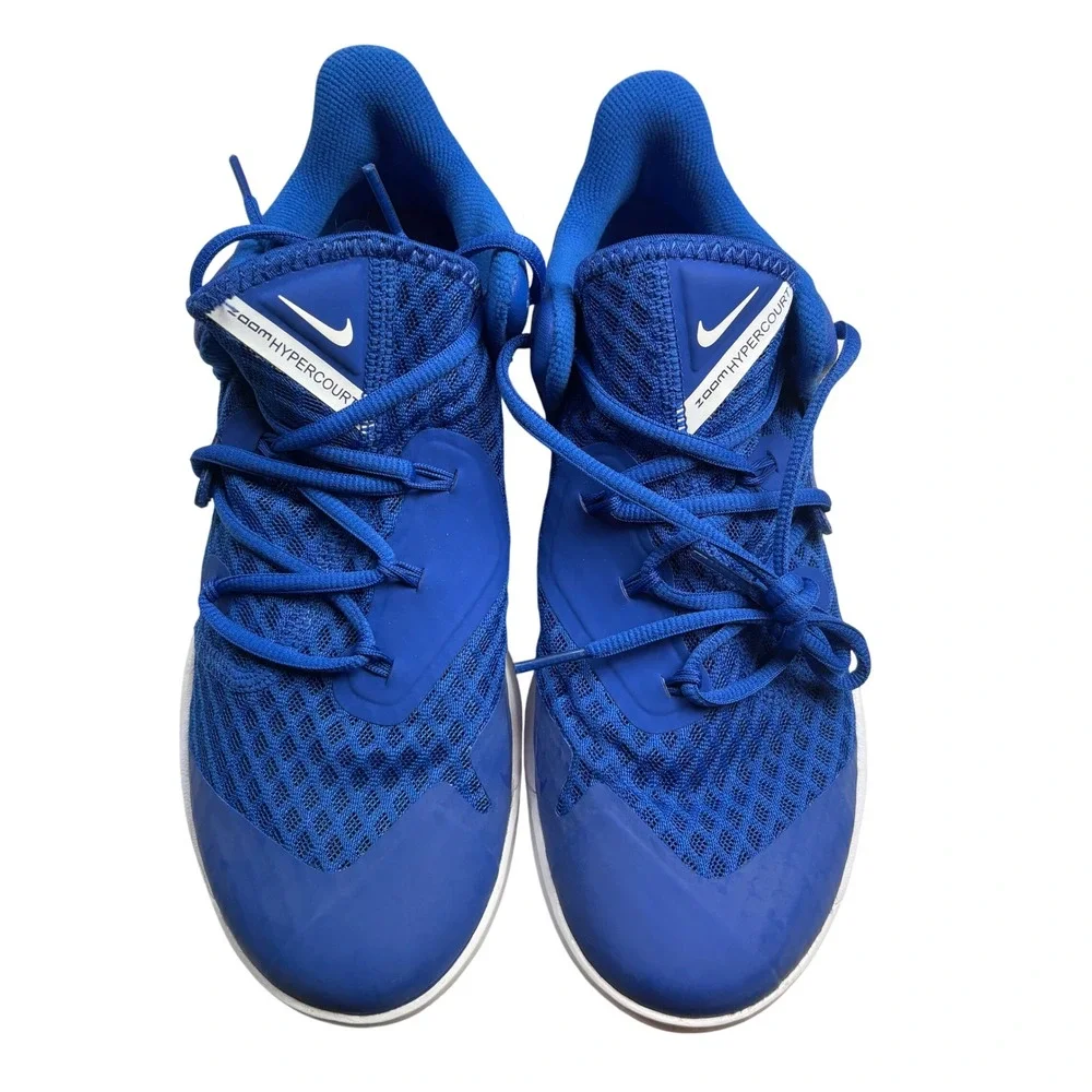 Nike Zoom Hyperspeed Court Royal Blue White Sneakers Shoes Men 7.5 Women 9